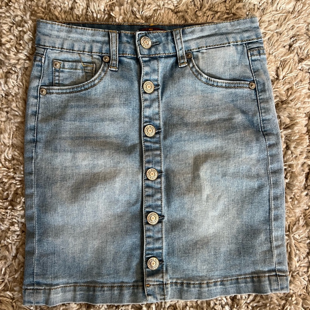 7 for all Mankind Jean skirt